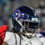 22 DERRICK HENRY TENNESSEE TITANS VS JACKSONVILLE JAGUARS JANURARY 7^ 2023 at TIAA BANK FIELD JACKSONVILLE FLORIDA