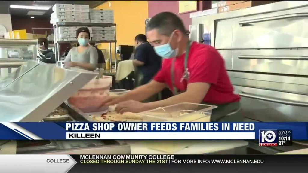 Pizza shop owner offers free meals to struggling families The Beat 107.3