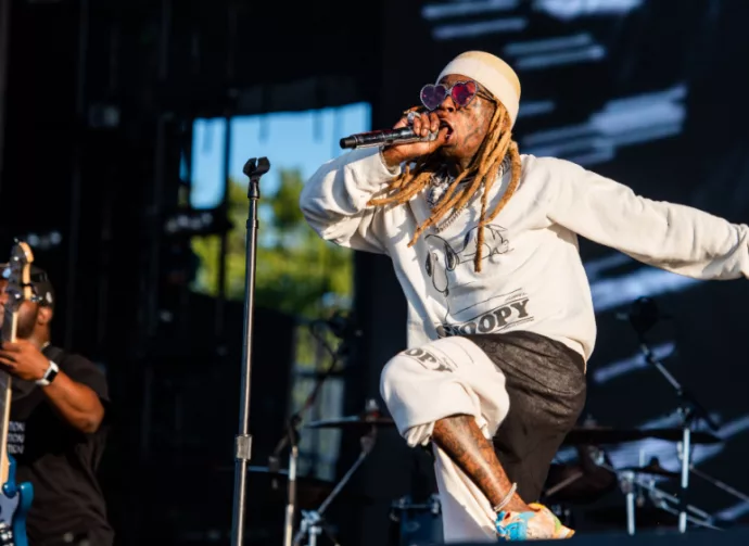 Lil Wayne performs at Lollapalooza in Grant Park^ Chicago; August 3rd^ 2019