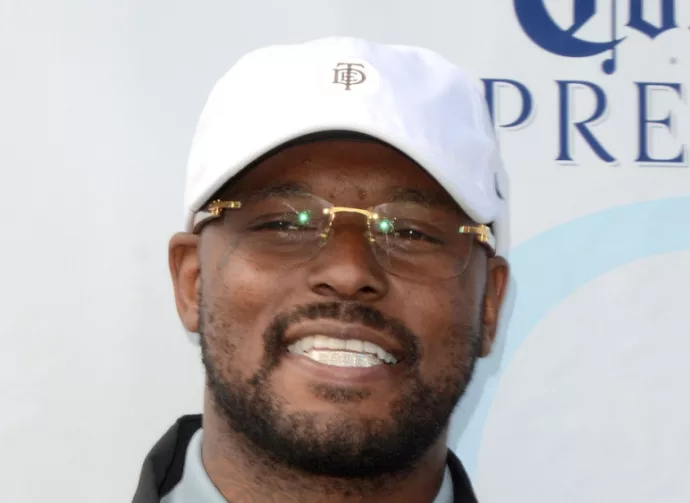 Schoolboy Q at the George Lopez Golf Tournament at the Lakeside Golf Club on May 6^ 2019 in Burbank^ CA