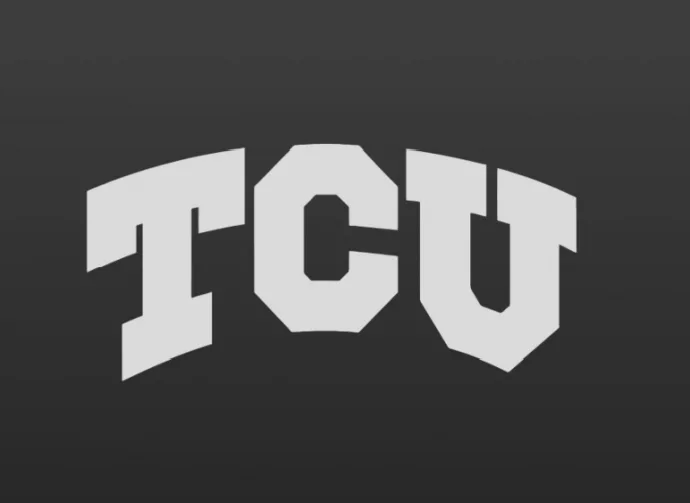 TCU Horned Frogs logo icons. Basketball sports logos. TCU Horned Frogs team set.