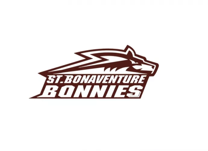 Logo of St. Bonaventure Bonnies^ football university clubs. Vector icons