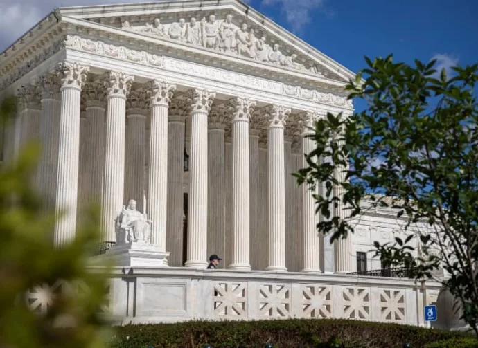 The United States Supreme Court is seen in Washington^ DC^ on July 01^ 2024.