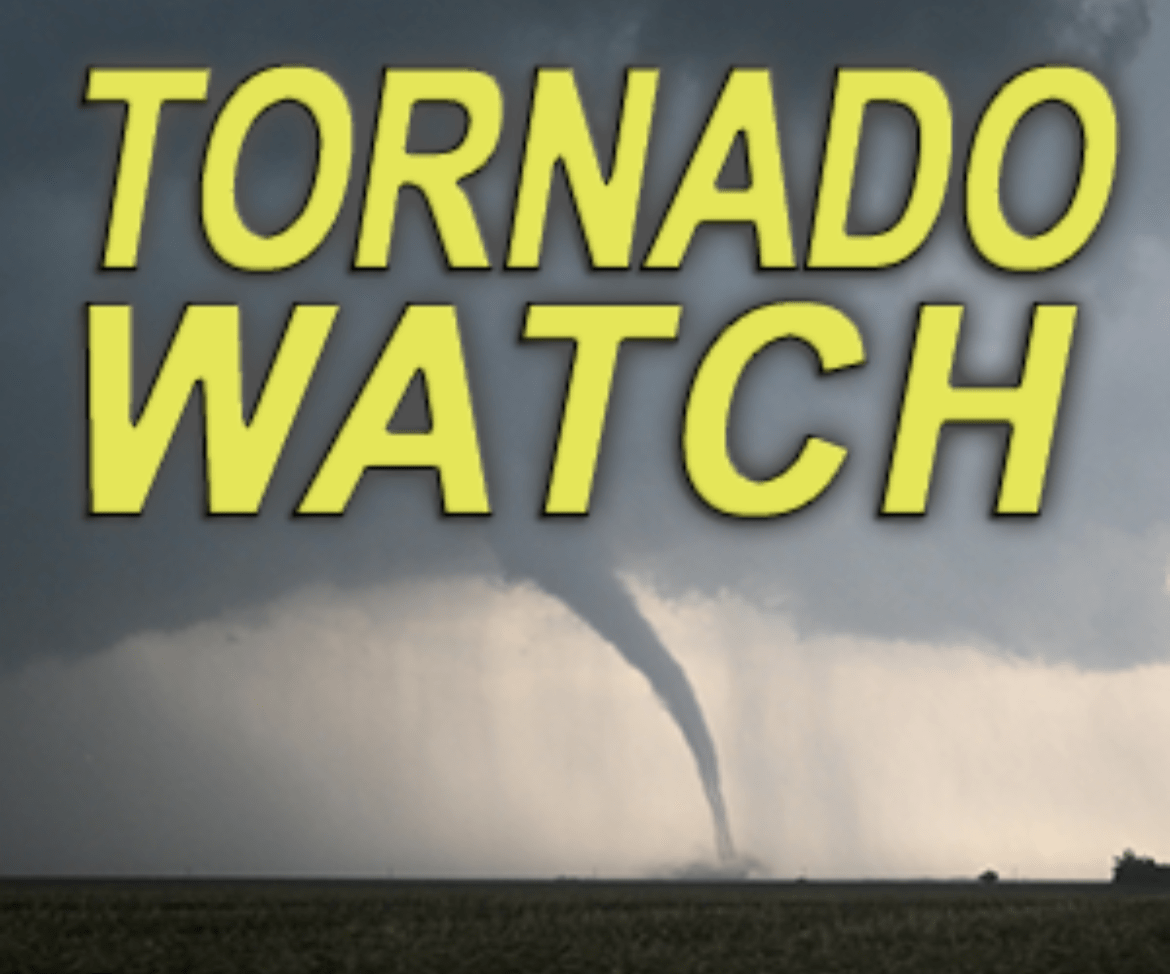 Tornado Watch issued for entire area | 104.9 WAXI