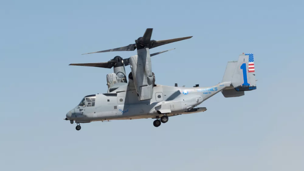 U.S. Marines MV-22 Osprey Aircraft^ Los Angeles County /William J. Fox Airfield