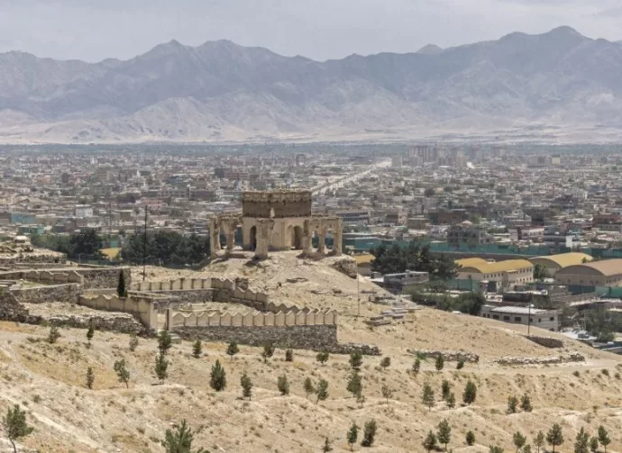 View on the city of Kabul^ Afghanistan