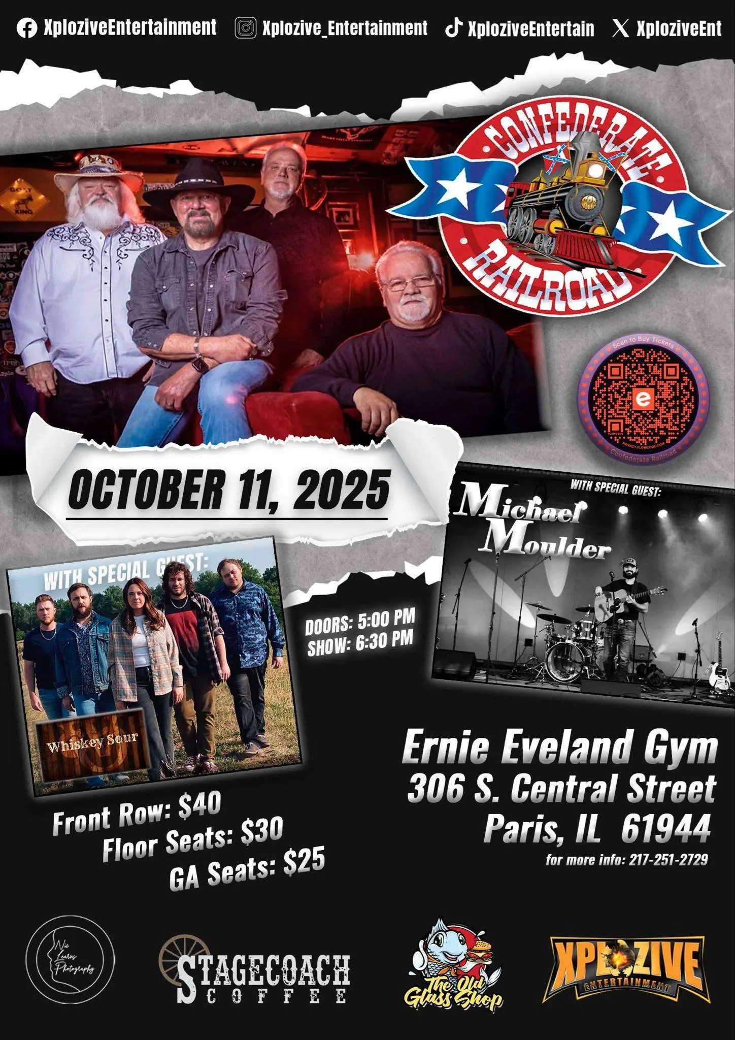 Confederate Railroad event poster