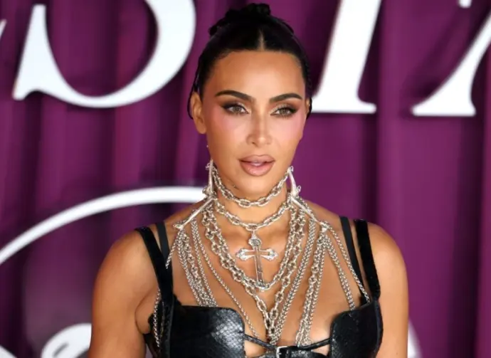 Kim Kardashian attends the All's Fair London Premiere at Odeon Luxe Leicester Square. London^ United Kingdom - October 22^ 2025