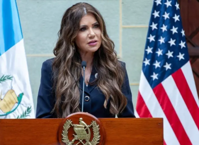 Homeland Security Secretary Kristi Noem Guatemala City 06-26-25.