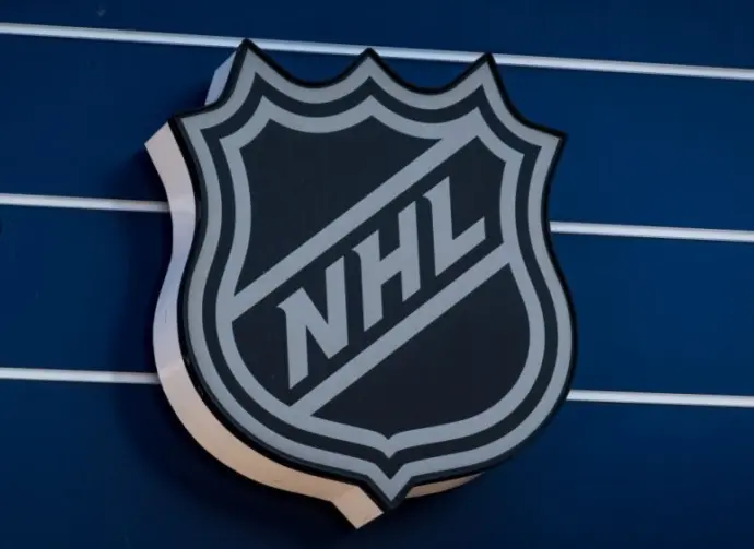 San Francisco^ CA - Sept 1 2025: The NHL Logo is seen on the facade of a building.