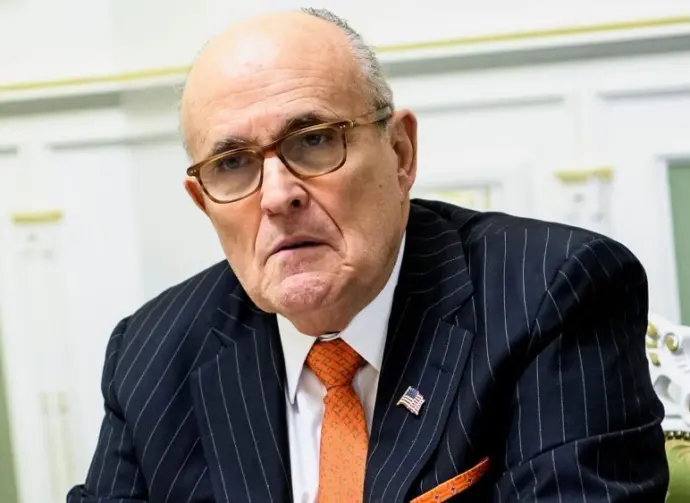 Former New York CIty Mayor Rudy Giuliani during visit to Kyiv^ Ukraine. November 2017