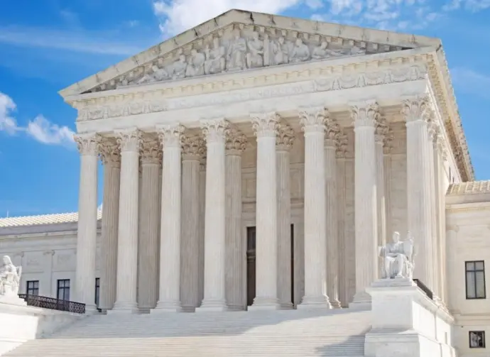 US Supreme court building on the capitol hill in Washington DC^ United States of America