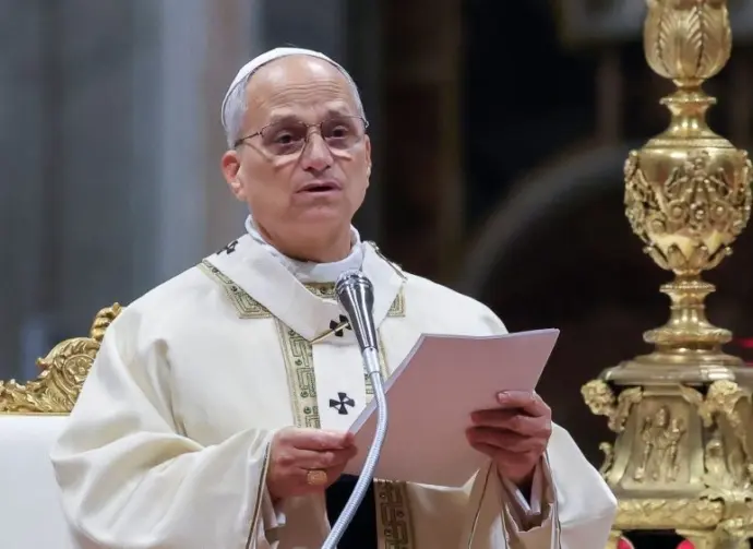 Pope Leo XIV celebrates Mass for the Epiphany feast in St. Peter’s Basilica at the Vatican City on January 6^ 2026