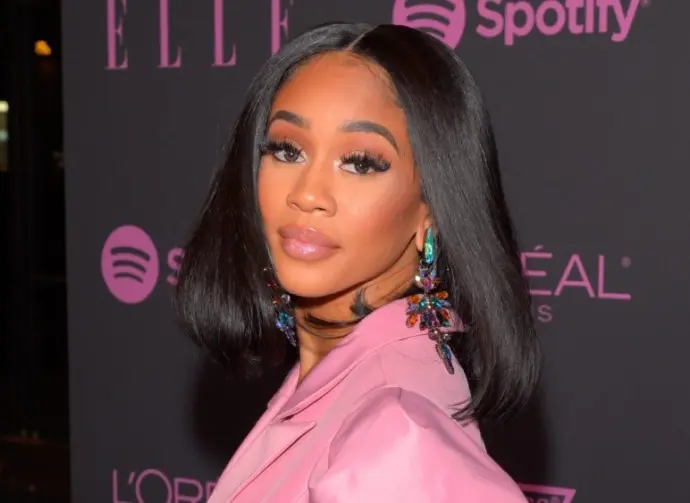 Saweetie attends ELLE^ Women in Music presented by Spotify and hosted by Nina Garcia^ Jameela Jamil & E! Entertainment on September 05^ 2019 in New York City.