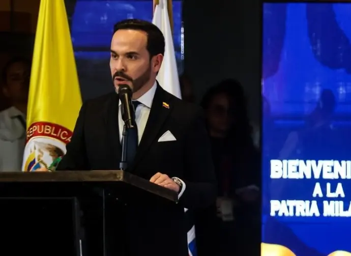 Ceremony to President-elect Abelardo de la Espriella by the National Electoral Council Bogota^ Colombia - June 25^ 2026