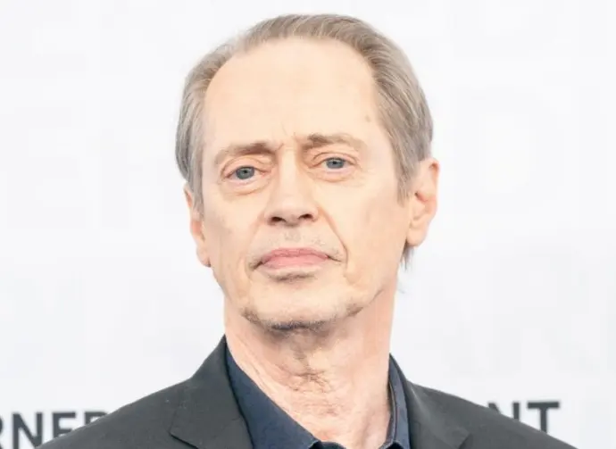 New York^ NY - May 15^ 2019: Steve Buscemi attends WarnerMedia Upfront 2019 arrivals outside of The Theater at Madison Square Garden