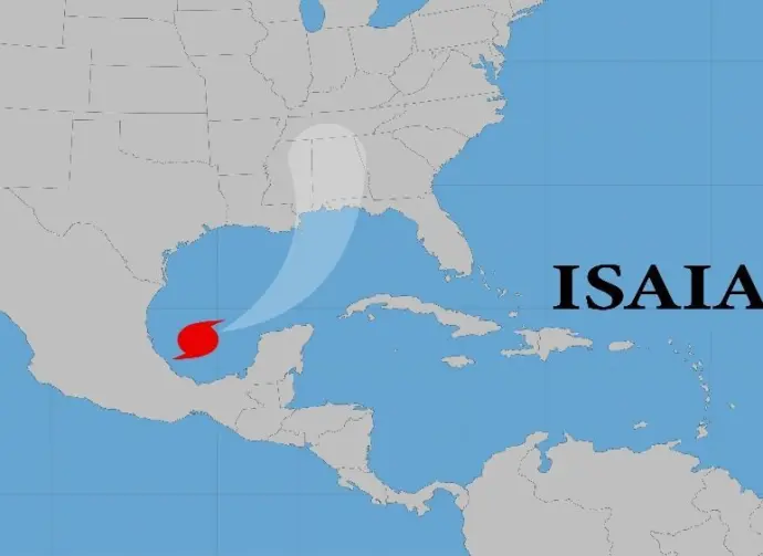 Hurricane Isaias. Tropical Storm Isaias is churning south of the Gulf Coast