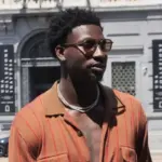 NBA basketball player Jaren Jackson walking in Scala square Milan^ Lombardy^ Italy Milan^ Italy: 30 June 2023