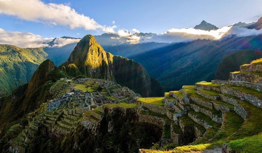 Green, mountainous landscape