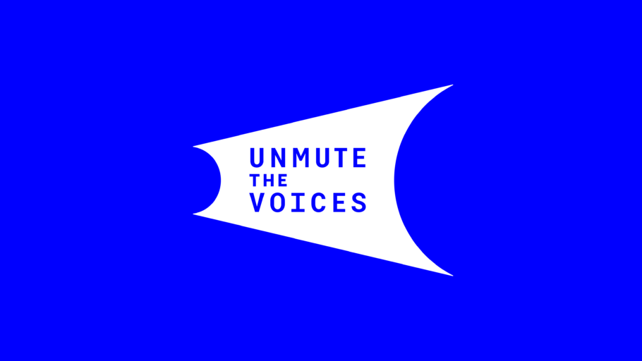 "Unmute The Voices" logo