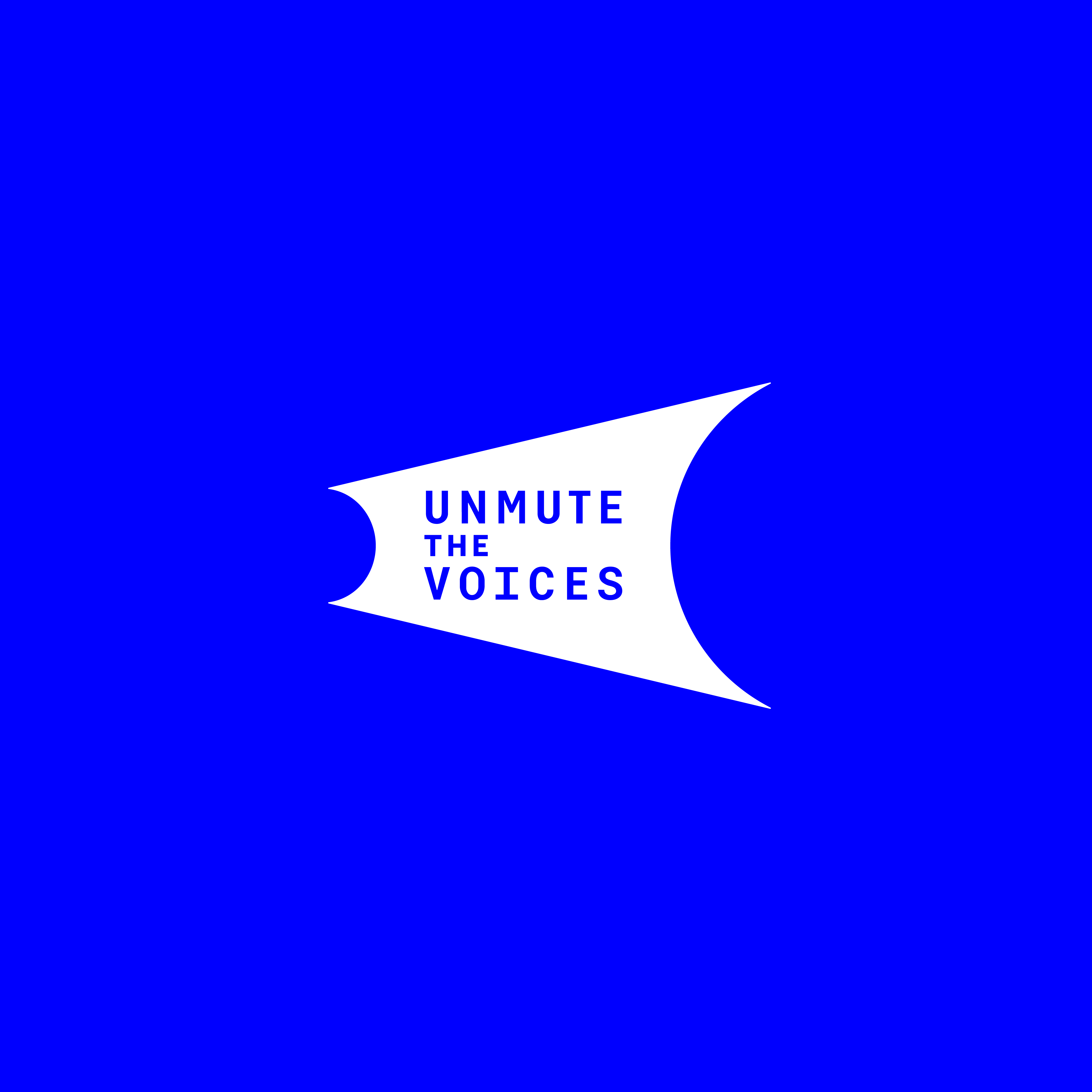 "Unmute The Voices" logo