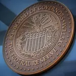 Seal of the Board of Governors of the United States Federal Reserve System. This version of the seal mostly dates from 1935.