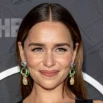 Emilia Clarke attends 2019 HBO's Post Emmy Award Reception at Pacific Design Center^ Los Angeles^ CA on September 22^ 2019