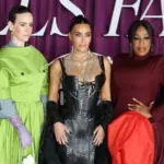 Teyana Taylor^ Sarah Paulson^ Kim Kardashian^ Niecy Nash-Betts and Naomi Watts attend the All's Fair London Premiere at Odeon Luxe Leicester Square. London^ United Kingdom - October 22^ 2025