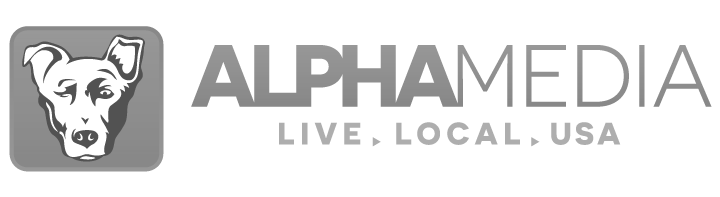 alpha media logo