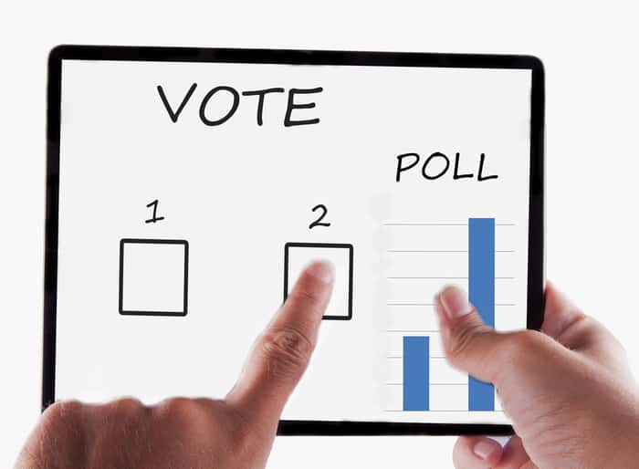 vote poll tablet