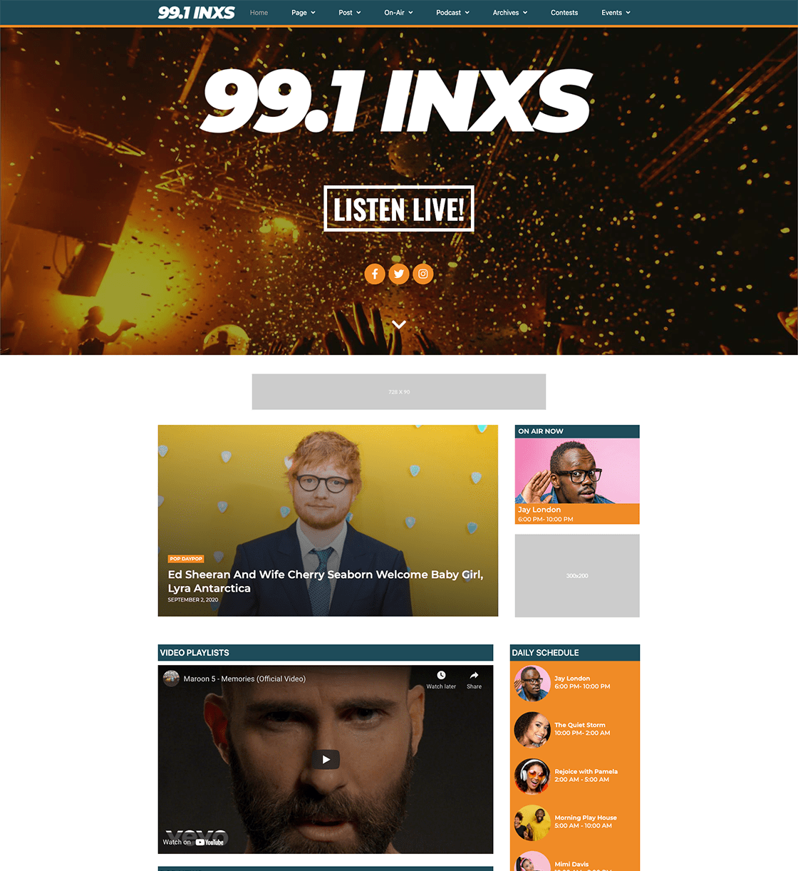 inxs-theme-screenshot