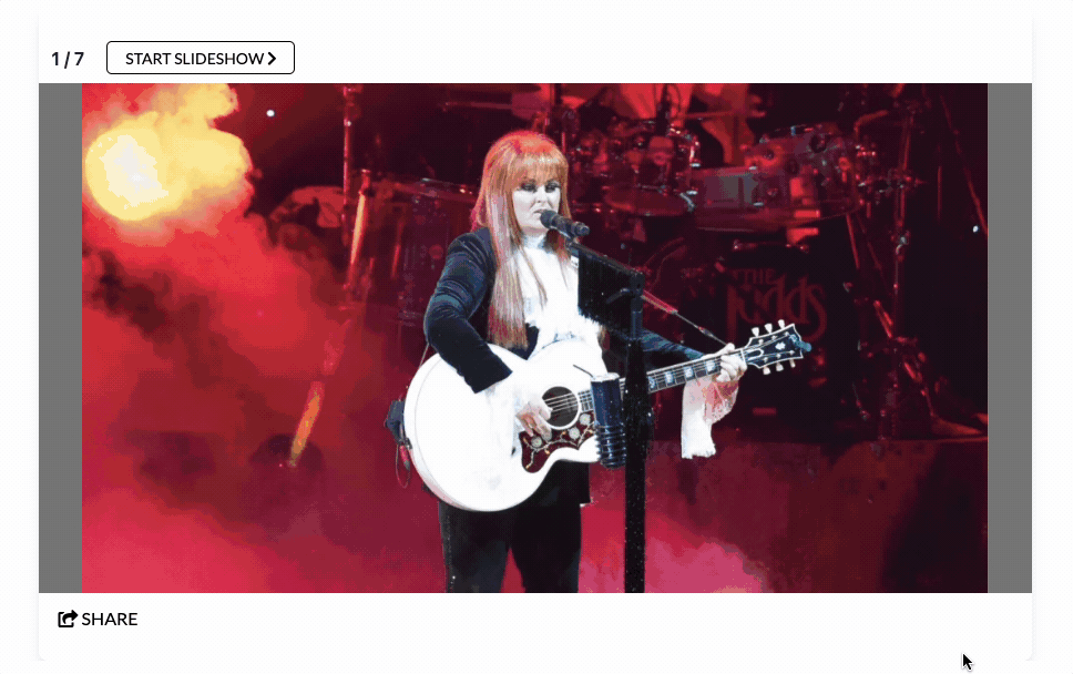 slideshow with ad