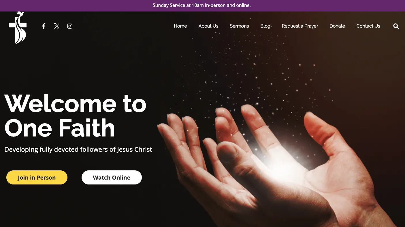 Faith / Church / Synagogue Theme