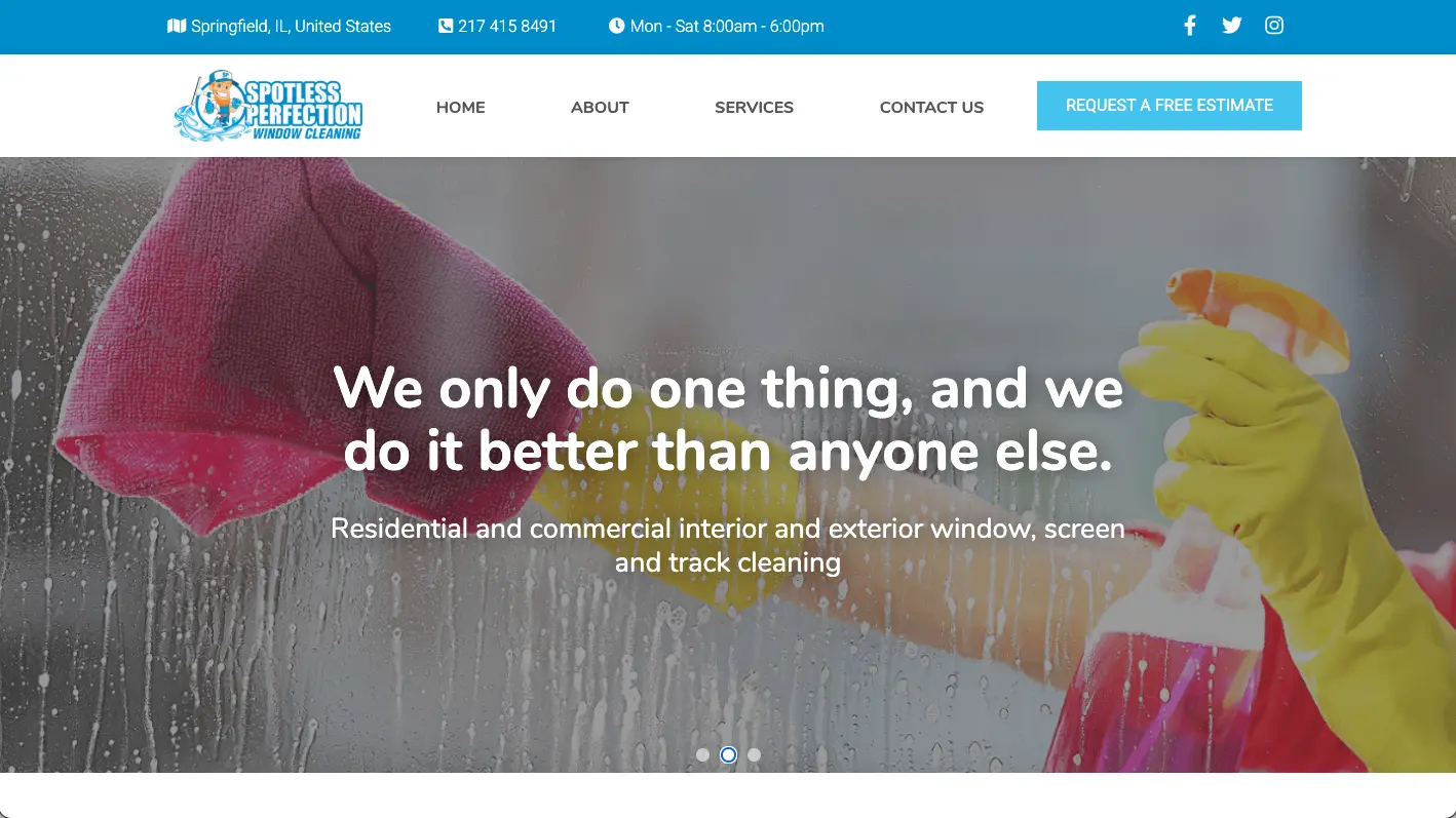 business single-page theme