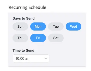 recurring-schedule