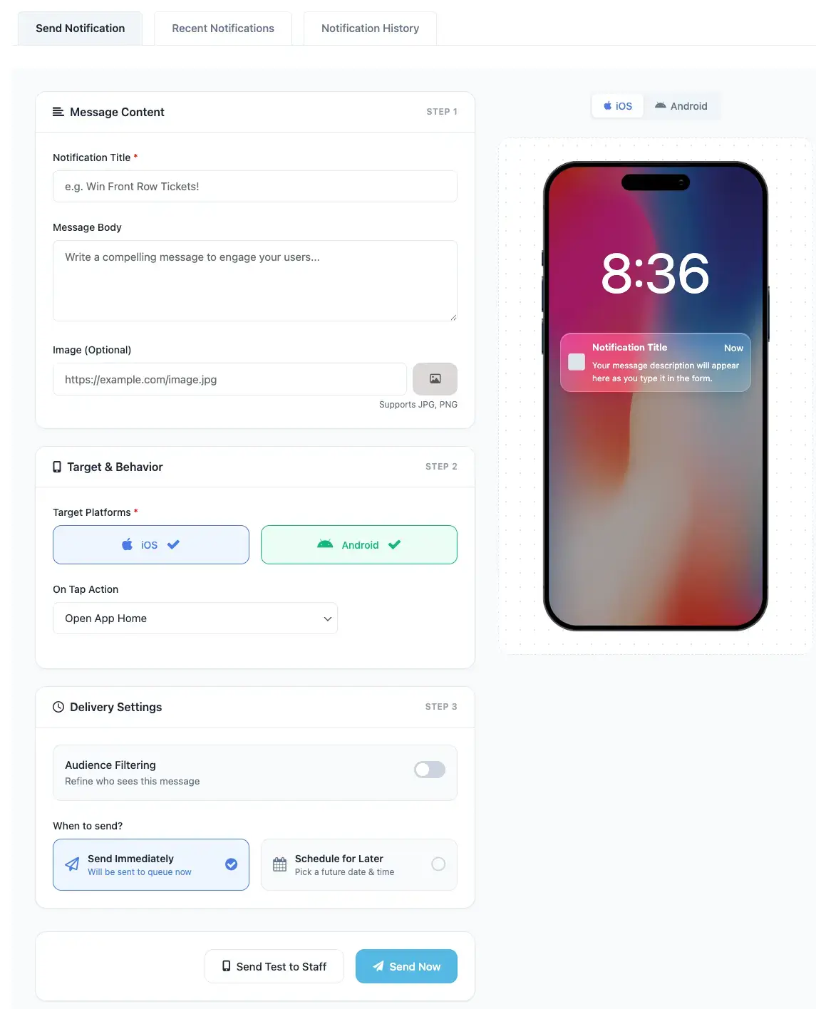 2026 push notification screen