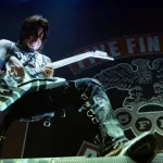 Five Finger Death Punch (5FDP)^ heavy metal band^ performs at Pavello Olimpic de Badalona stage on November 25^ 2013 in Barcelona^ Spain.