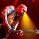 Guitarist Kerry King of Slayer performs live on stage during a Repentless concert at "Stadium-Live" on December 9^ 2015 in Moscow^ Russia.