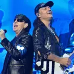 Scorpions during concert in the Kyiv Sports Palace within the world tour 50th Anniversary KIEV^ UKRAINE February 19^ 2016