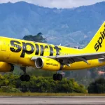 Spirit Airbus A319 airplane