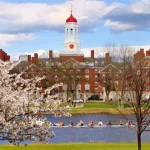 Harvard University^ taken during the spring