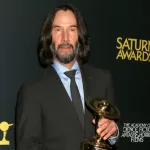 Keanu Reeves at the 2024 Saturn Awards at the Burbank Convention Center on February 4^ 2024 in Burbank^ CA