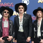 (L-R) Cameron Duddy^ Mark Wystrach and Jesse Carson of Midland attend the 53rd Annual Academy of Country Music Awards on April 15^ 2018 at the MGM Grand Arena in Las Vegas^ Nevada.