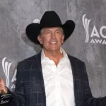 George Strait at the 2014 Academy of Country Music Awards - Arrivals at MGM Grand Garden Arena on April 6^ 2014 in Las Vegas^ NV
