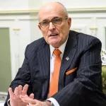 Former New York CIty Mayor Rudy Giuliani during visit to Kyiv^ Ukraine. November 2017