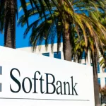 SoftBank sign at SoftBank Vision Fund headquarters in Silicon Valley. SoftBank Group Corporation is a Japanese multinational conglomerate holding company - San Carlos^ California^ USA - 2020