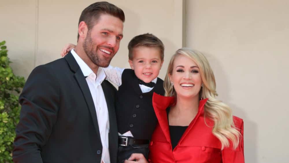Carrie Underwood And Husband Mike Fisher Son, Jacob Bryan