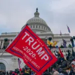 President Donald Trump supporters storm the United States Capitol building. WASHINGTON^ D.C.^ UNITED STATES - JANUARY 6^ 2021