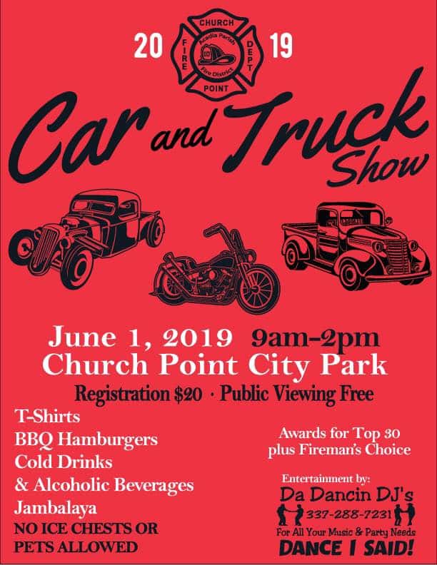 Church Point Volunteer Fire Dept. Car and Truck Show
