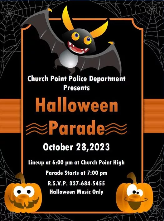 CPPD Halloween Parade Church Point, Louisiana